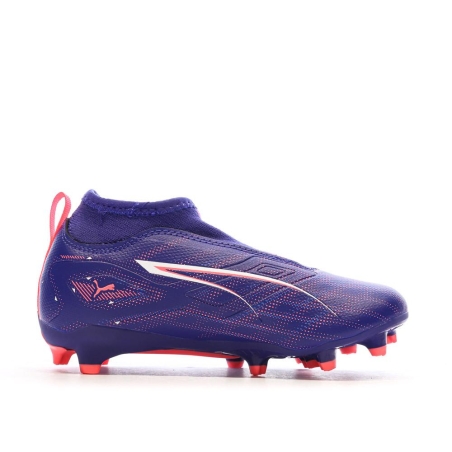 Chaussures de football Violettes Garçon Puma Ultra 5 FG/AG
