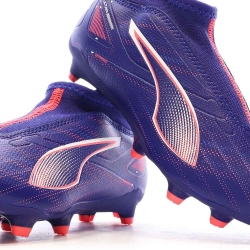 Chaussures de football Violettes Garçon Puma Ultra 5 FG/AG
