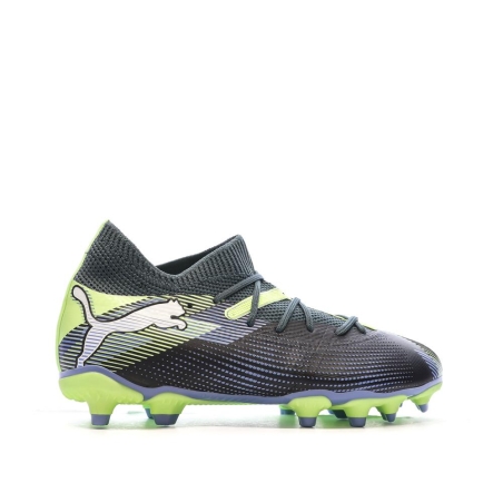 Chaussures football Marine/Vert Garçon Puma Future 7 Match