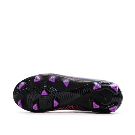Chaussures de Foot Noir/Violet Junior Puma Future 8 Play FG/AG Jr