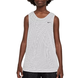 Maillot de Basketball Réversible Blanc Garçon Nike Reversible Jsy Tank