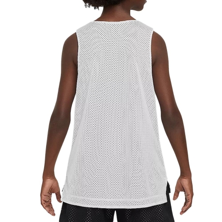 Maillot de Basketball Réversible Blanc Garçon Nike Reversible Jsy Tank