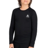 T-shirt Thermique Noir Enfant Odlo Active Warm Eco Kid