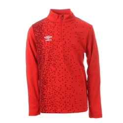 Sweat 1/2 zip Rouge Enfant Umbro 570330