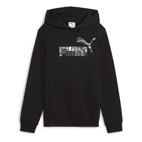 Sweat Noir Garçon Puma Camo