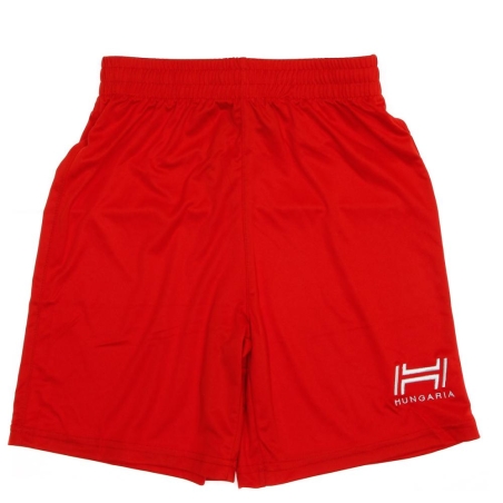 Short rouge garçon Hungaria Premium