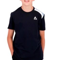 T-Shirt Noir Garçon Le Coq Sportif Graphique