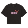Crop top Noir/Rose Clair Fille Puma 845346