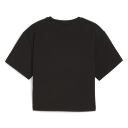 Crop top Noir/Rose Clair Fille Puma 845346