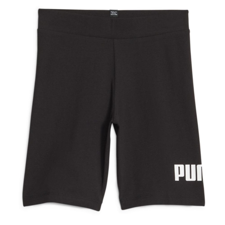 Short Noir Fille Puma Logo Tight