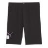 Short Noir Fille Puma Logo Tight