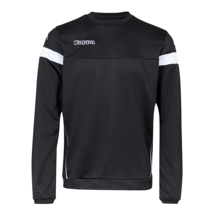 Sweat Noir/Blanc Garçon Kappa Lido