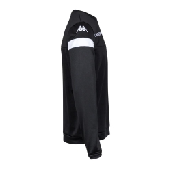 Sweat Noir/Blanc Garçon Kappa Lido
