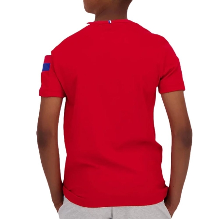 T-Shirt Rouge Garçon Le Coq Sportif Mini