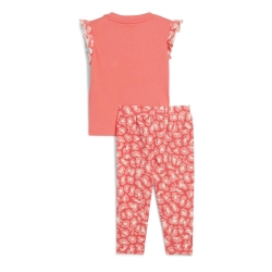 Ensemble Orange Fille Puma Animal