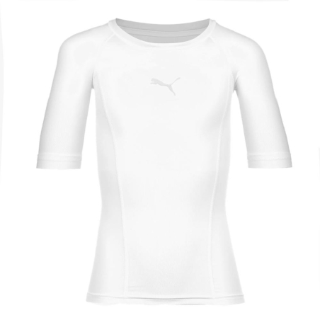 T-Shirt Blanc Garçon Puma Liga