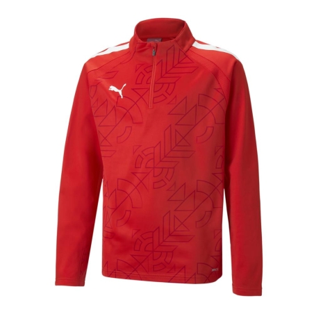 Sweat de Sport Rouge Garçon Puma Teamliga Graphic