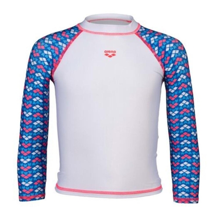 Lycra Blanc/Bleu/Rose Fille Arena Friends Kids