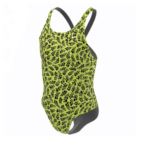 Maillot de bain 1 pièce Vert/Noir Fille Nike Fastback