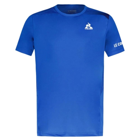 Maillot de Sport Bleu Garçon Le Coq Sportif Tennis