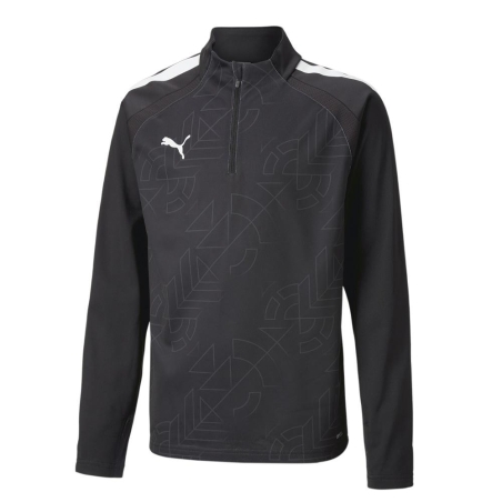 Sweat de Sport Noir Garçon Puma Teamliga Graphic