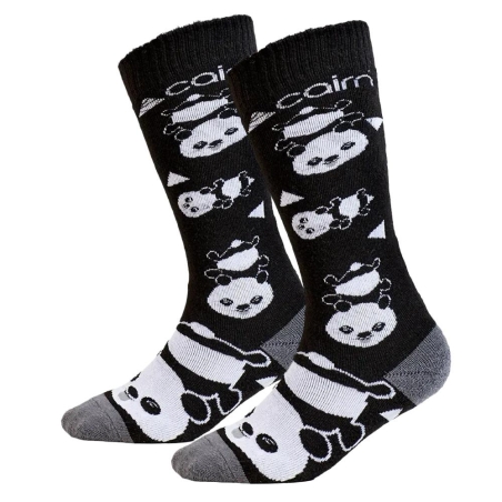 x2 Paires de Chaussettes Noires/Blanches Enfant Cairn Spirit