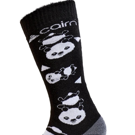 x2 Paires de Chaussettes Noires/Blanches Enfant Cairn Spirit