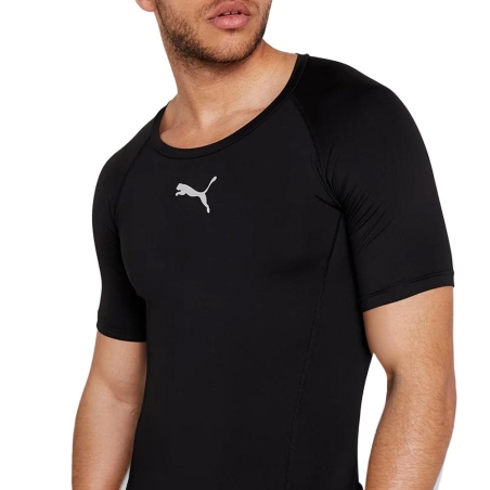 T-Shirt Noir Garçon Puma Liga