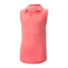 Polo Rose Fille Puma Coast
