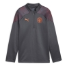 Manchester City Haut d entrainement Garçon Gris Puma Mcfc Training 23/24