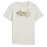 T-Shirt Blanc Garçon Puma Holiday