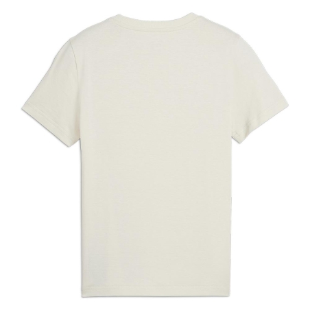 T-Shirt Blanc Garçon Puma Holiday