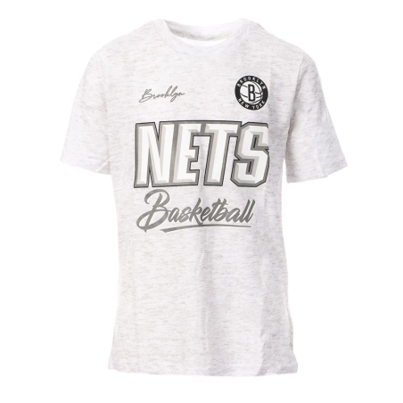 T-shirt Gris Garçon NBA Brooklyn Nets