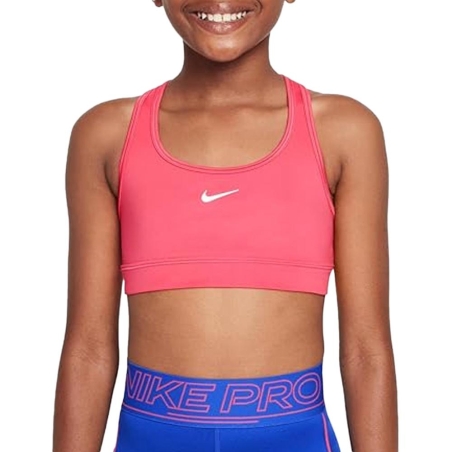 Brassière de Sport Rose Fille Nike Swoosh