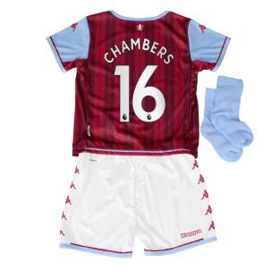 Aston Villa Kit Domicile Rouge/Bleu Bébé Kappa 2021/2022