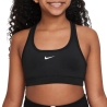 Brassière Noires Fille Nike Swoosh