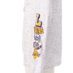 T-shirt Manches Longues Gris Garçon NBA Los Angeles Lakers