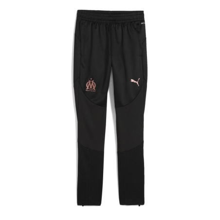OM Pantalon Training Noir Junior Puma 2024/2025