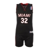 Miami Heat Ensemble de basket Noir/Rouge Junior Sport Zone