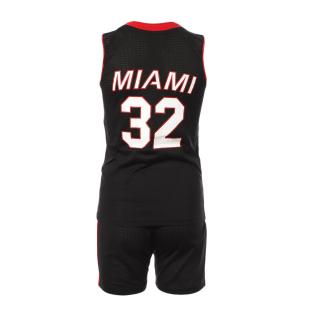 Miami Heat Ensemble de basket Noir/Rouge Junior Sport Zone