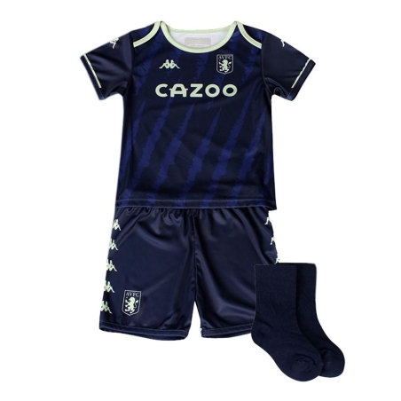 Aston Villa Mini Kit Marine foot Marine Kappa Kombat
