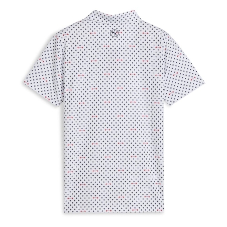 Polo de Golf Blanc Garçon Puma Boys Mattr Burgh