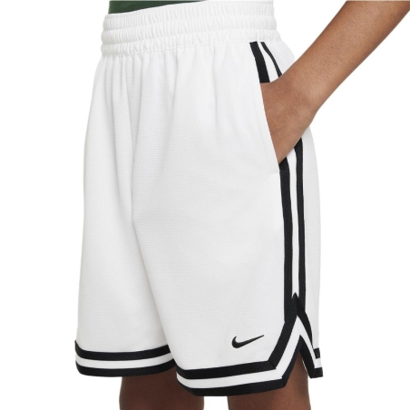 Short de Basketball Blanc Garçon/Fille Nike Kids' Dri-FIT DNA