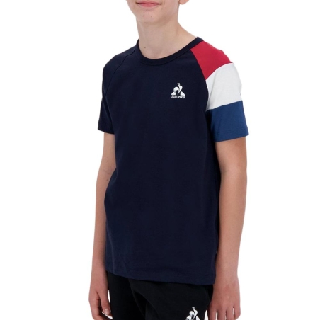 T-Shirt Noir Garçon Le Coq Sportif elec
