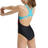 Maillot de bain 1 pièce Noir/Rose Fille Arena Pro Placement