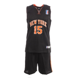 New York Ensemble de basket Noir/Orange Enfant Sport Zone