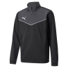 Sweat 1/4 de zip Noir/Gris Garçon Puma Indrise