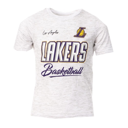 Los Angeles Lakers T-shirt Gris Garçon NBA Court Vs Track