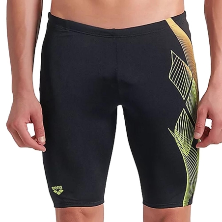Boxer de Bain Noir/Vert Garçon Arena Jammer