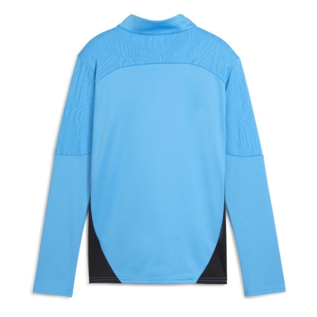 OM Sweat 1/4 Zip Training Bleu Junior Puma 2024/2025